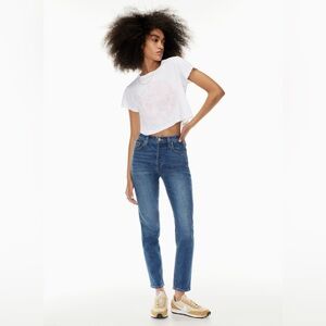 DENIM FORUM Yoko High Rise Slim Jeans